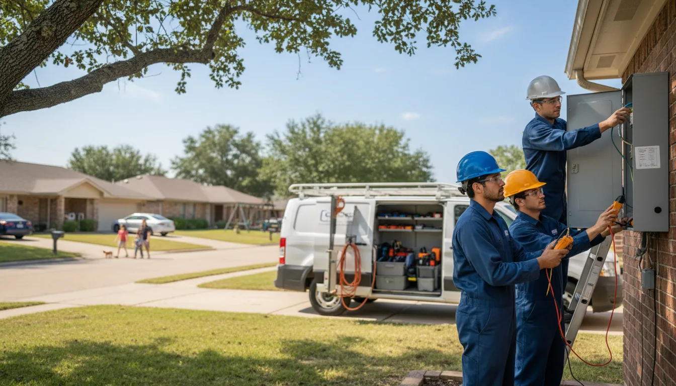 Certified electrician providing emergency electrical services in Union, NE